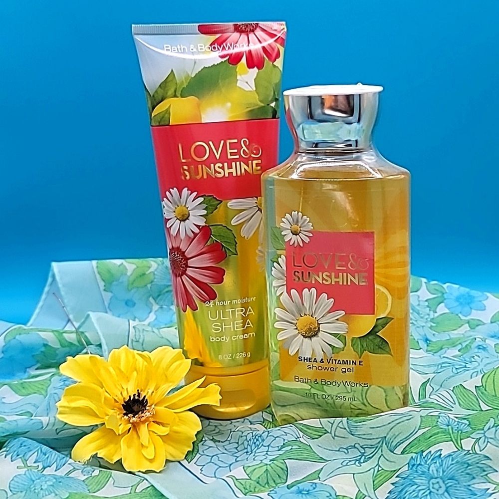 Bath & Body Works Love & Sunshine Body Wash and Lotion